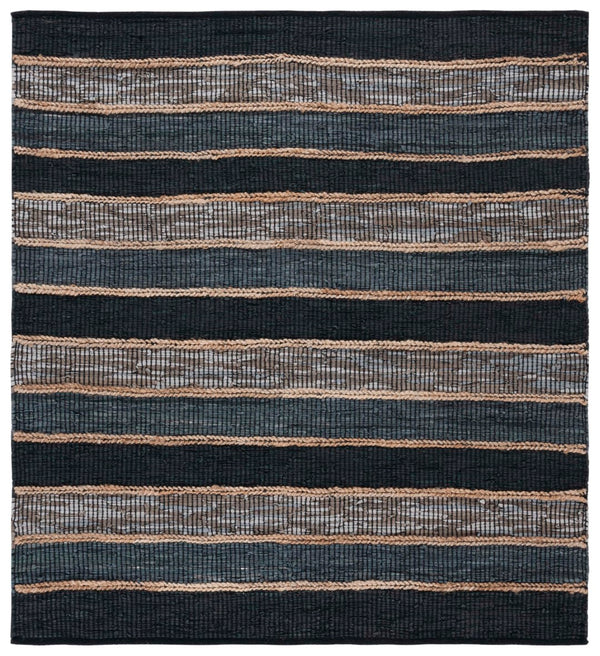 Safavieh Vintage Leather 206 Hand Woven 90% Leather And 10% Jute Rug VTL206Z-6SQ