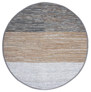 Safavieh Vintage Leather 401 Hand Woven 85% Leather, 10% Cotton, 5% Jute Rug X22X VTL401F-7R