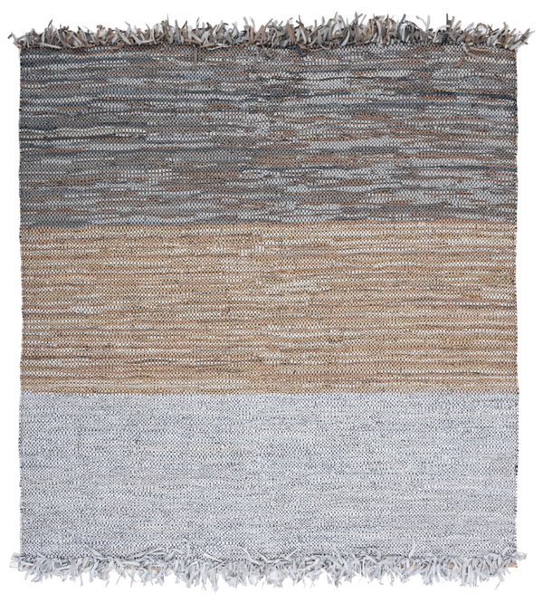 Safavieh Vintage Leather 401 Hand Woven 85% Leather, 10% Cotton, 5% Jute Rug X22X VTL401F-7SQ