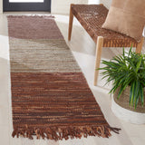 Safavieh Vintage Leather 401 Hand Woven 85% Leather, 10% Cotton, 5% Jute Rug X22X VTL401P-29