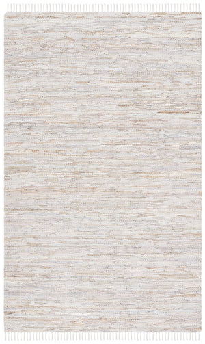 Safavieh Vintage Leather 501 Flat Weave 90% Recycled Leather and 10% Cotton Contemporary Rug VTL501B-8