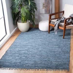 Safavieh Vintage Leather 501 Flat Weave 90% Recycled Leather and 10% Cotton Contemporary Rug VTL501M-8