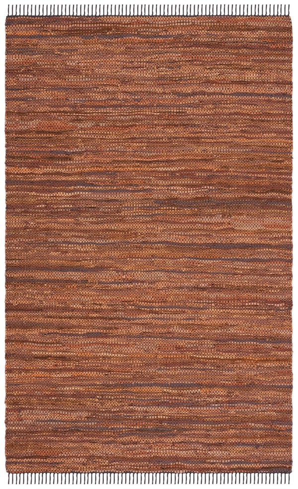 Safavieh Vintage Leather 501 Flat Weave 90% Recycled Leather and 10% Cotton Contemporary Rug VTL501T-8