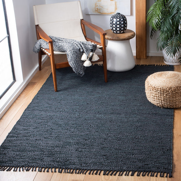 Safavieh Vintage Leather 501 Flat Weave 90% Recycled Leather and 10% Cotton Contemporary Rug VTL501Z-8