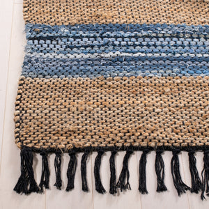 Vintage Leather 601 Hand Woven Pile Content: 70% Leather 30% Jute | Overall Content: 70% Leather 25% Jute 10% Cotton 0 Rug Grey / Natural PILE CONTENT: 70% LEATHER 30% JUTE | OVERALL CONTENT: 70% LEATHER 25% JUTE 10% COTTON VTL602F-5