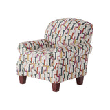 Fusion 532-C Transitional Accent Chair 532-C Fiddlesticks Confetti Accent Chair