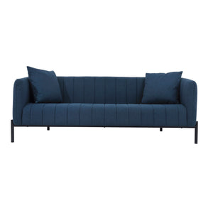 Moe's Home Jaxon Dark Blue Sofa