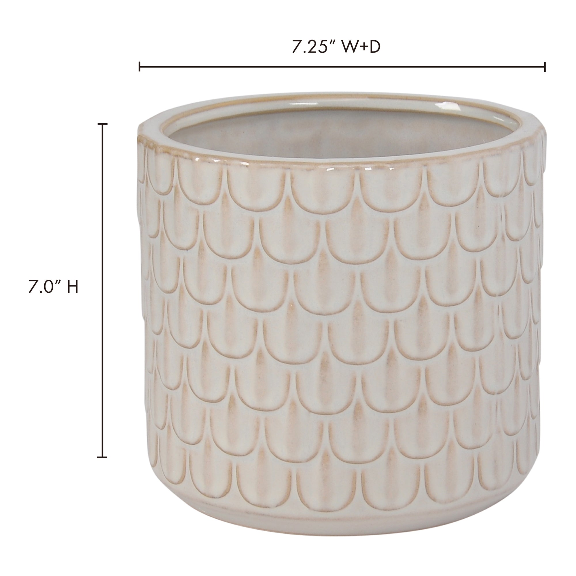 Herb Ceramic Planter 7In - Thumbnail 3