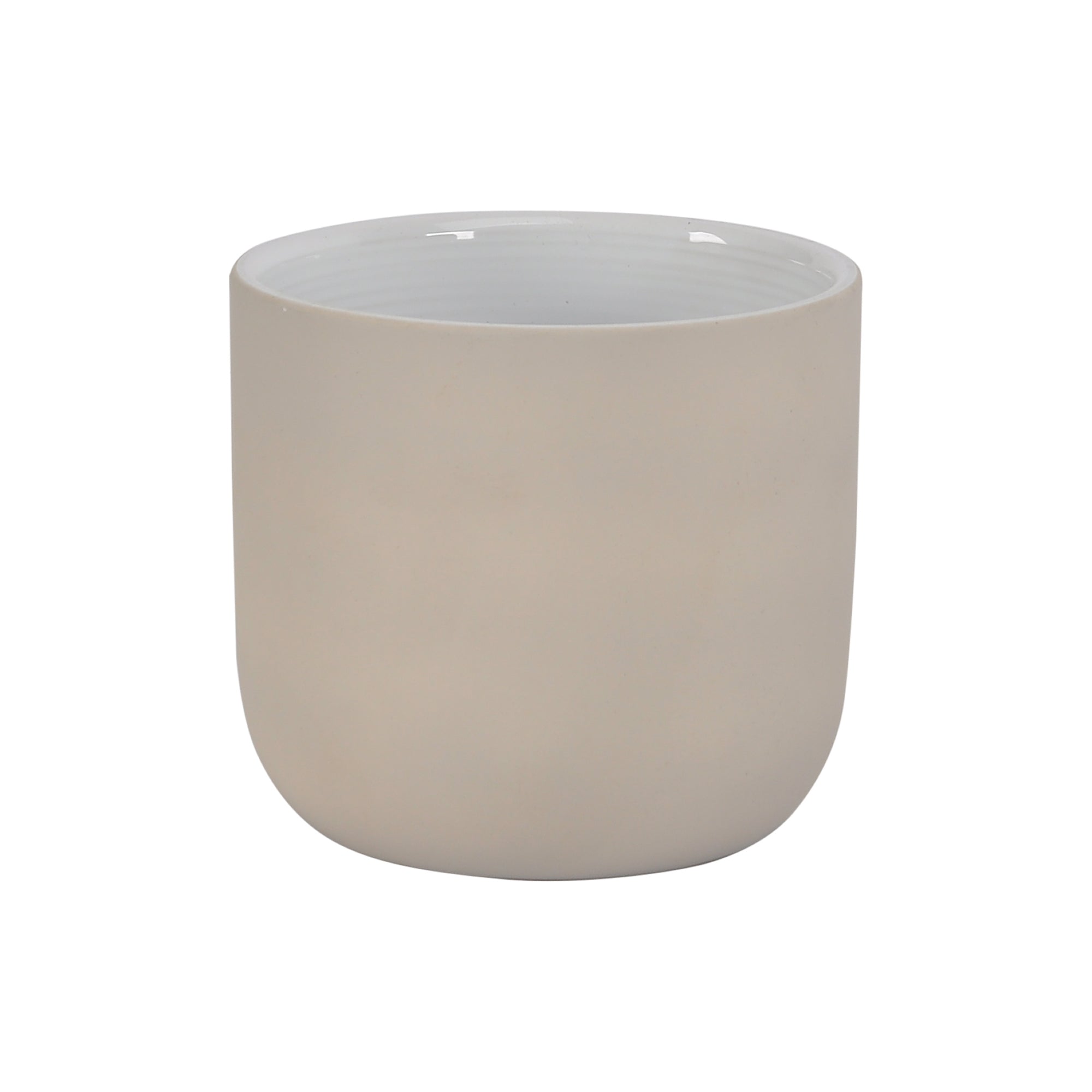Spice Handmade 5-Inch Grey Ceramic Planter