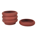 Wava Planter Medium Claret Red