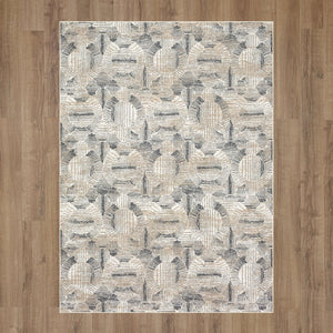 Karastan Rugs Valiant Frost Grey 9' 6" x 12' 11" Area Rug
