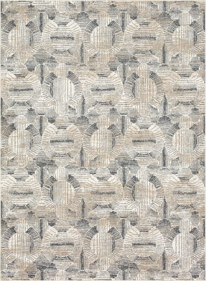 Karastan Rugs Valiant Frost Grey 9' 6" x 12' 11" Area Rug