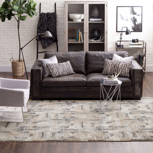 Karastan Rugs Valiant Frost Grey 8' x 11' Area Rug