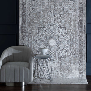 Karastan Rugs Tryst Verona Machine Woven Rayon Viscose Ornamental Traditional Area Rug RG078 131 060096 IP