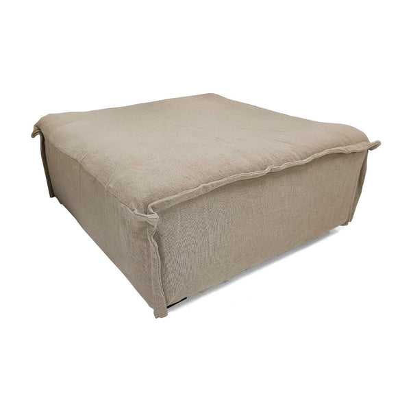 Union Home Veronica Sectional Warm Gray 100% Linen