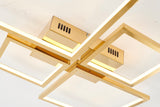 Bethel Gold LED Flush Mount in Stainless Steel & Acrylic