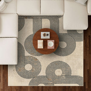 Karastan Rugs Volute Turtle Dove 8' x 10' Area Rug