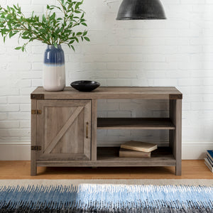 walker edison 44 rustic farmhouse tv stand w44bd1dwo w44bd1dro w44bd1dgw