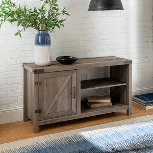 walker edison 44 rustic farmhouse tv stand w44bd1dwo w44bd1dro w44bd1dgw