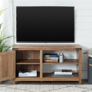 walker edison 44 rustic farmhouse tv stand w44bd1dwo w44bd1dro w44bd1dgw