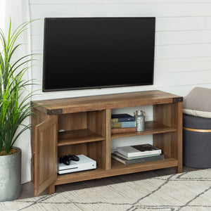 walker edison 44 rustic farmhouse tv stand w44bd1dwo w44bd1dro w44bd1dgw