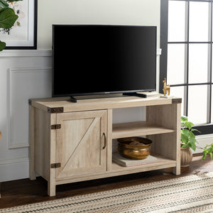 walker edison 44 rustic farmhouse tv stand w44bd1dwo w44bd1dro w44bd1dgw