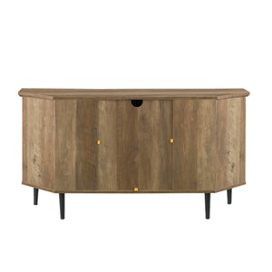 walker edison 48 simple glass door corner tv console w48clcr2dro w48clcr2dgw w48clcr2ddw