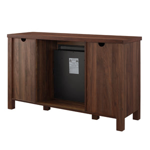 walker edison 48 rustic farmhouse fireplace tv stand w48fpsmdro w48fpsmdgw w48fpsmddw