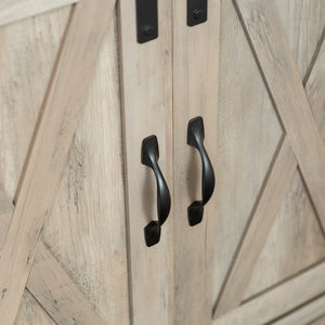 52" Modern Farmhouse TV Stand Grey Wash