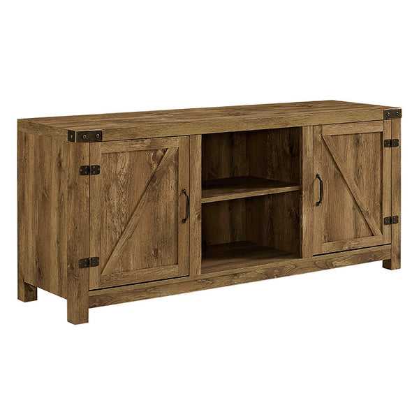 58" Farmhouse TV Stand Barnwood