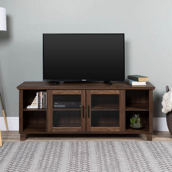walker edison 58 rustic tv stand w58co2dro w58co2dgw w58co2ddw
