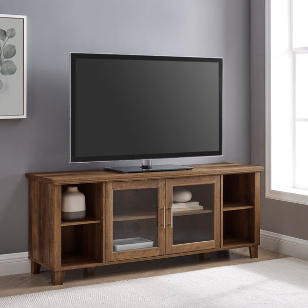W58CO2DRO - walker edison 58 rustic tv stand w58co2dro w58co2dgw w58co2ddw