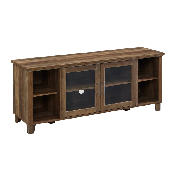 walker edison 58 rustic tv stand w58co2dro w58co2dgw w58co2ddw