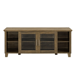 walker edison 58 rustic tv stand w58co2dro w58co2dgw w58co2ddw