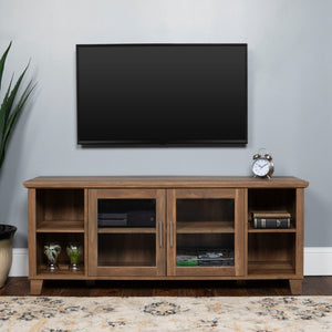 walker edison 58 rustic tv stand w58co2dro w58co2dgw w58co2ddw