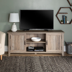 walker edison 58 modern farmhouse tv stand w58cs2dwo w58cs2dro w58cs2dgw