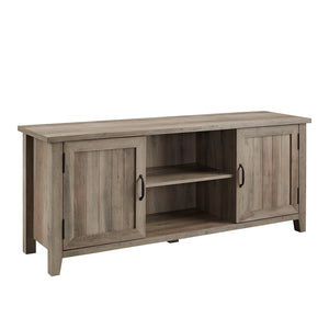 walker edison 58 modern farmhouse tv stand w58cs2dwo w58cs2dro w58cs2dgw