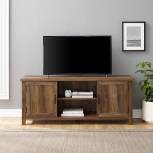 W58CS2DRO - walker edison 58 modern farmhouse tv stand w58cs2dwo w58cs2dro w58cs2dgw