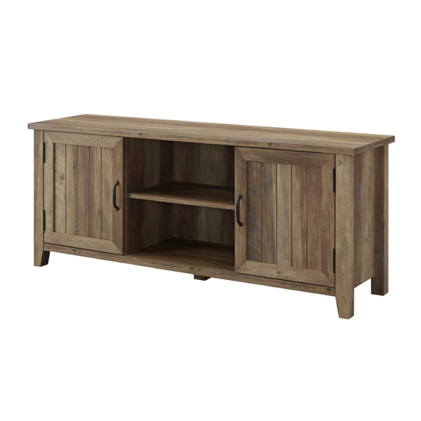 walker edison 58 modern farmhouse tv stand w58cs2dwo w58cs2dro w58cs2dgw