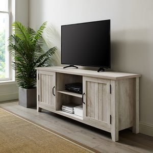 walker edison 58 modern farmhouse tv stand w58cs2dwo w58cs2dro w58cs2dgw