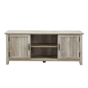walker edison 58 modern farmhouse tv stand w58cs2dwo w58cs2dro w58cs2dgw