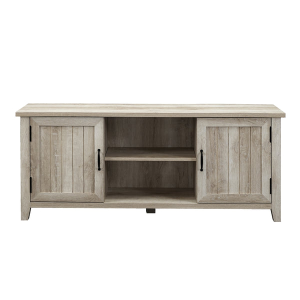 walker edison 58 modern farmhouse tv stand w58cs2dwo w58cs2dro w58cs2dgw