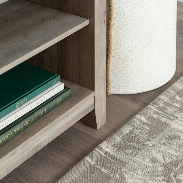 58" Rustic TV Stand Grey Wash