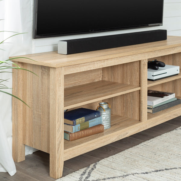 58" Rustic TV Stand Natural