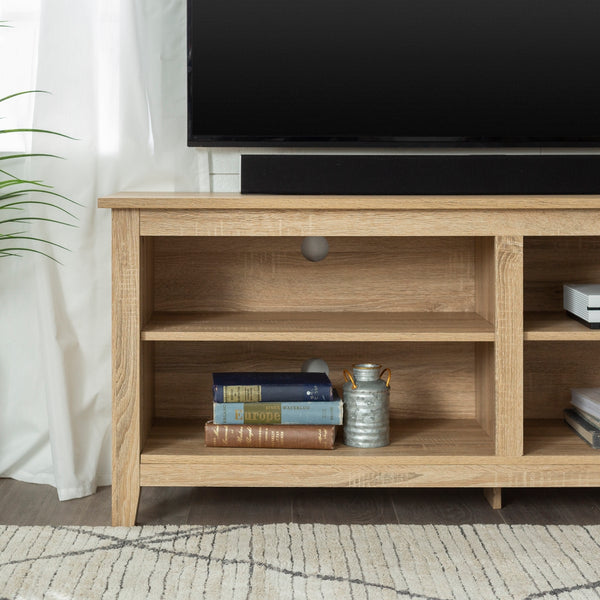58" Rustic TV Stand Natural