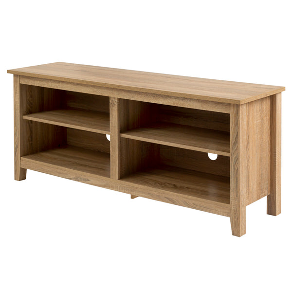 58" Rustic TV Stand Natural