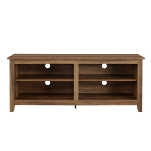 58" Rustic TV Stand Rustic Oak