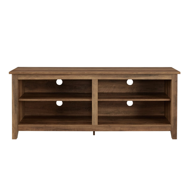 58" Rustic TV Stand Rustic Oak