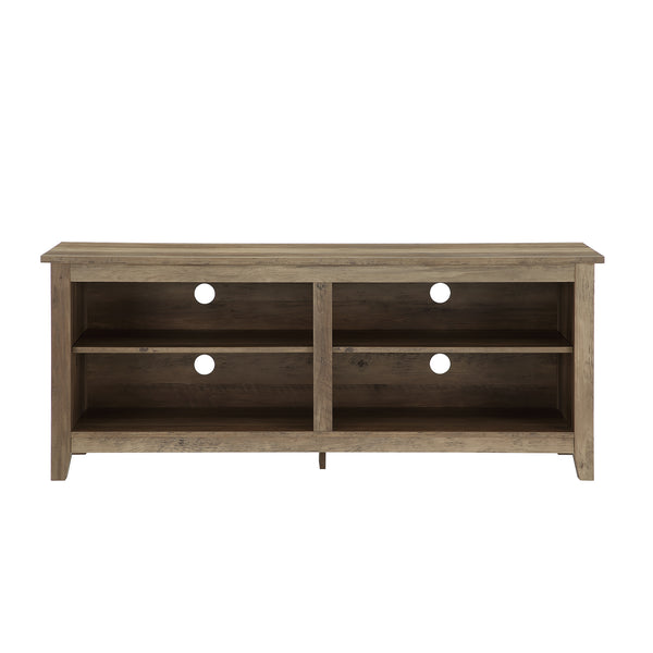 58" Rustic TV Stand Rustic Oak