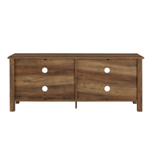 58" Rustic TV Stand Rustic Oak